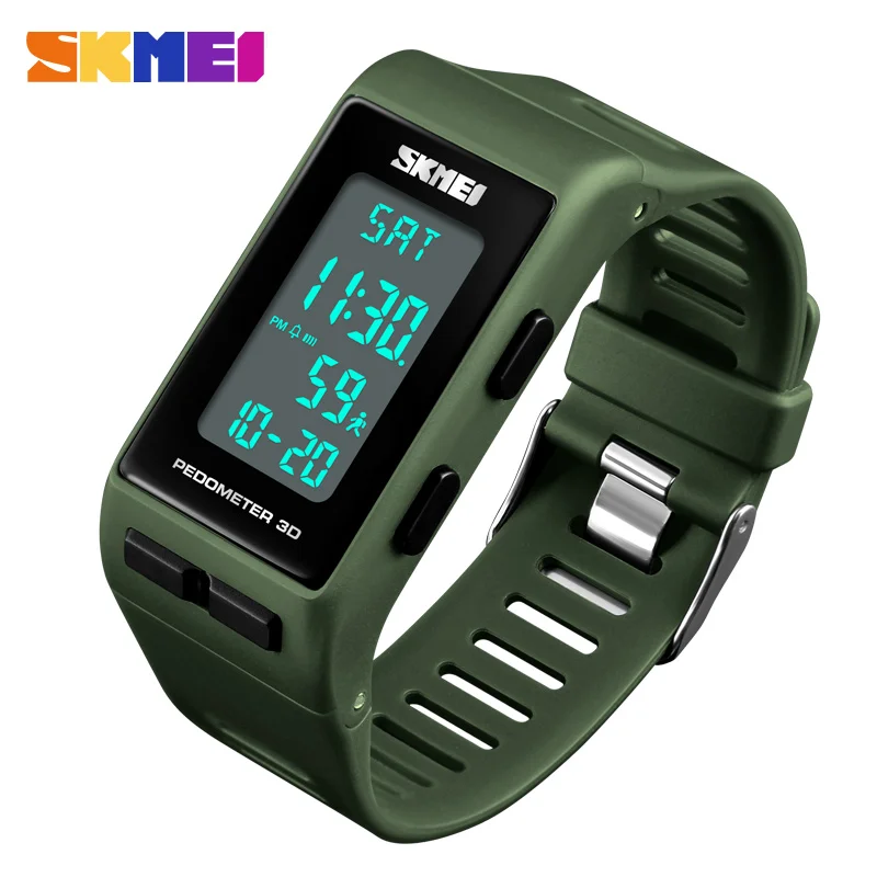 

Watch Men Military Sports Watches Fashion Silicone Waterproof LED Digital Watch For Men Clock Man Relogios Masculino 2018 SKMEI