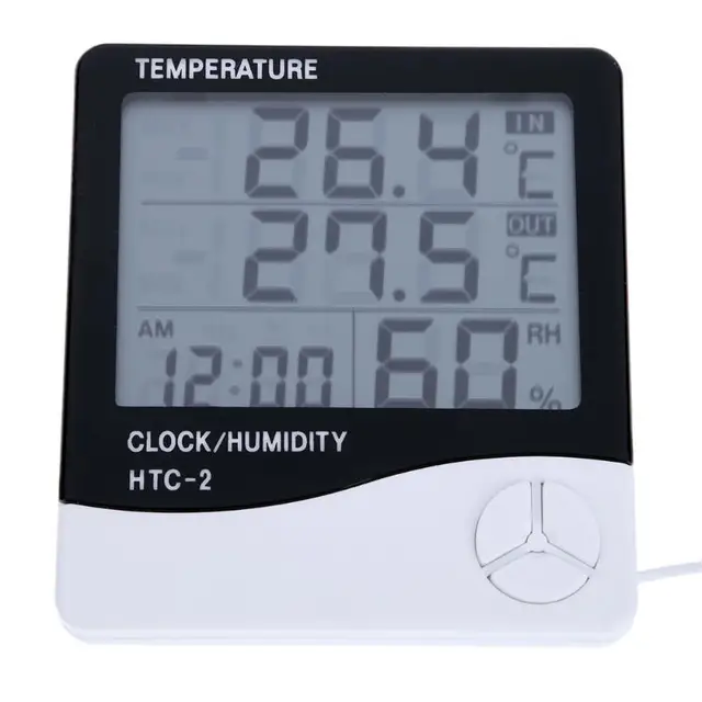 High accuracy LCD Digital Thermometer Hygrometer Desk Wall Mount Indoor