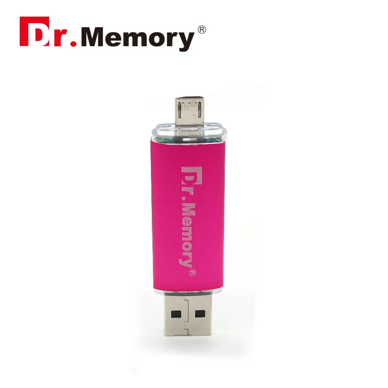 Usb флеш накопитель Dr.memory OTG металлический корпус 4 ГБ 8 16 32 64 OEM|flash drive metal|u diskusb flash metal