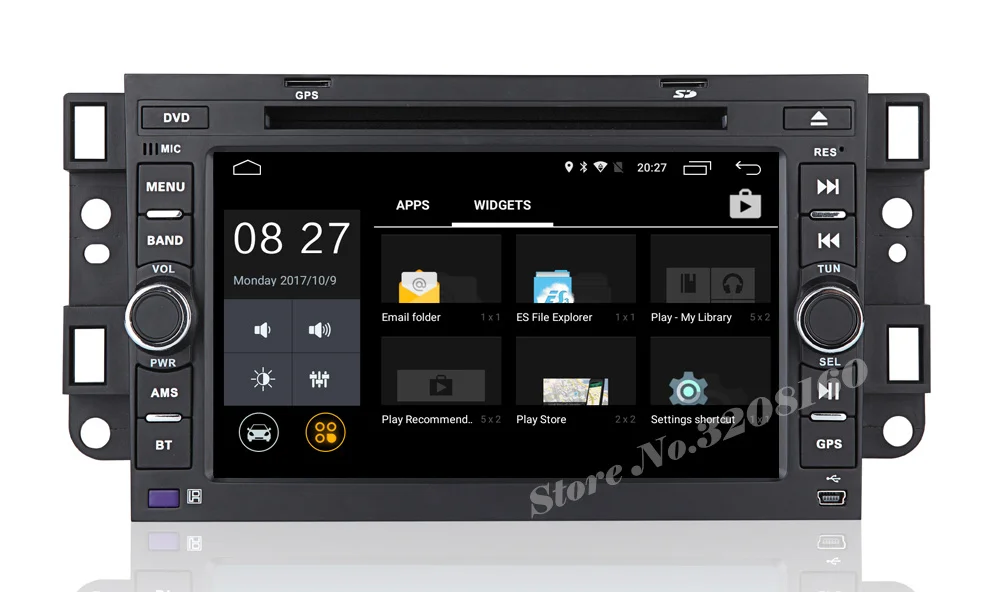 Discount MAX HD 1024*600 2+16G Android 6.0 Car DVD Player for Chevrolet Epica Aveo Capativa Tosca with Radio BT swc GPS free map 4G WIFI 2