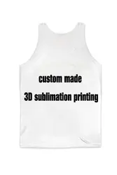 Реальный США американский размер на заказ ваш собственный дизайн 3D сублимационная печать без рукавов рубашки Большие размеры 3XL 4XL 5XL 6XL