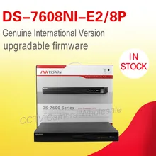 In stock original English version DS-7608NI-E2/8P cctv NVR kits 8 PoE 2SATA HD1080P 8ch NVR