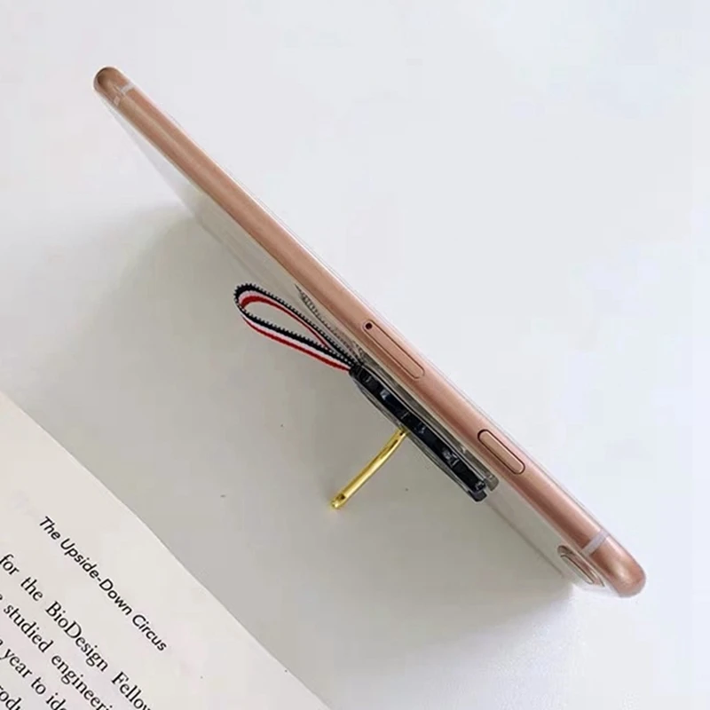  Nette Cartoon Glückliche Katze Metall Persönlichkeit Nette Aufkleber Halterung Handy Aufkleber Für 