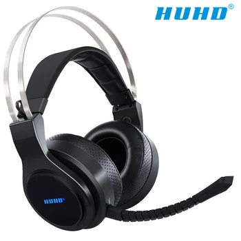 

HUHD New Stereo Gaming Headset for Nintendo SWITCH PS4 PC Wireless 2.4Ghz Noise Canceling Headphones Virtual 7.1 Surround Sound