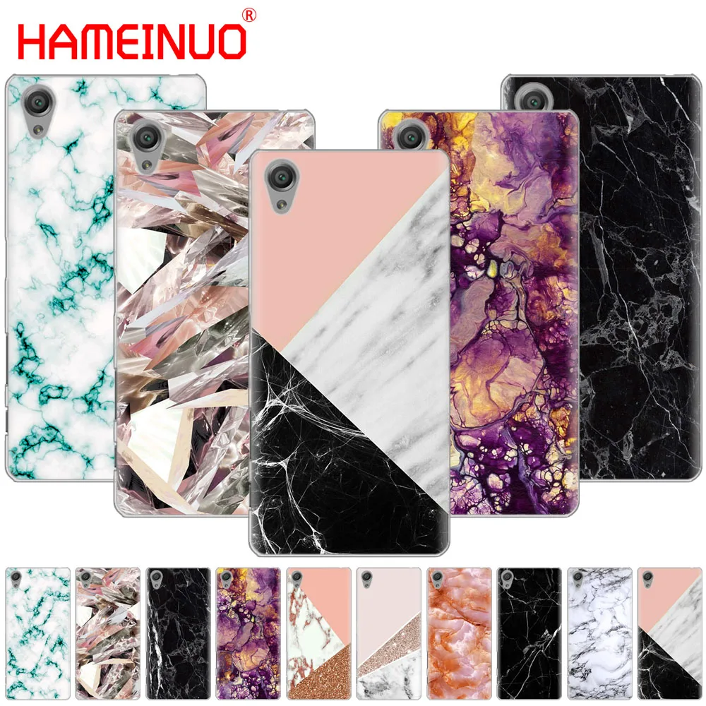 

HAMEINUO Scrub Marble Stone Image Painted phone Case for sony xperia C6 XA1 XA2 XA ULTRA X XP L1 L2 X XZ1 compact XR/XZ PREMIUM