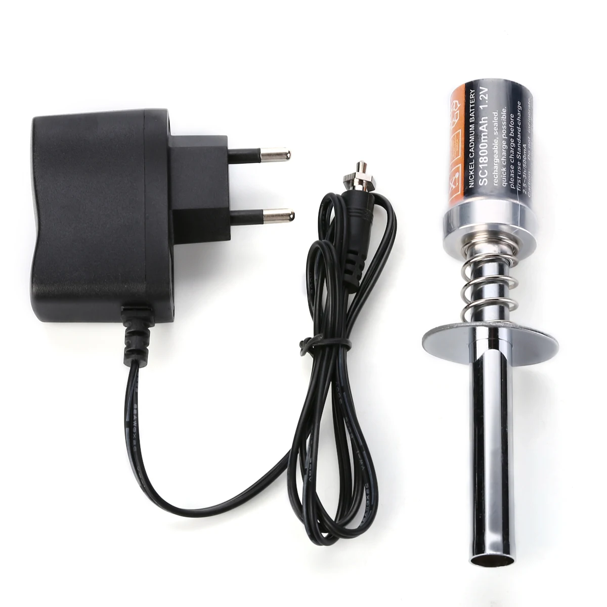 1set Glow Plug Igniter Starter For Gas Nitro Engine Power 1/10 1/8 RC Car Truck Metal