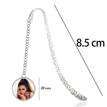 Металлические закладки Ариана Гранде обложки альбома нет слез слева к плачу кулон Бог является женщина ломается бесплатно для ноутбука Поклонники книг подарки