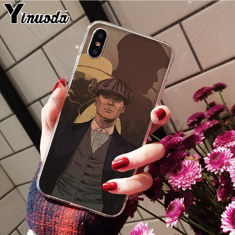 Yinuoda Peaky bliners TPU Мягкий силиконовый чехол для телефона чехол для iphone 8 7 6 6S Plus 5 5S SE XR X XS MAX Coque Shell - Цвет: A4