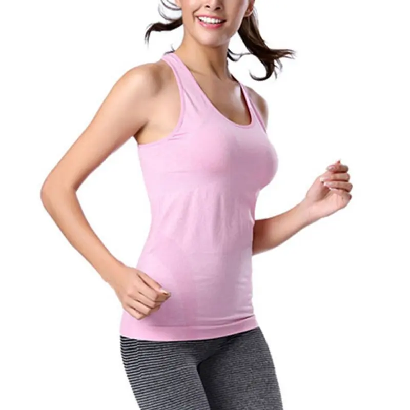 MKR Womens Quick Dry Breathable Sports Running Jogging Fitness Yoga Gym Vest Top 