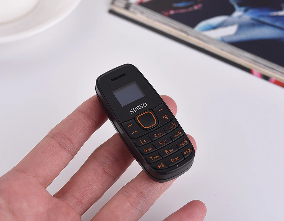 SERVO S09 телефон мини мобильные телефоны Bluetooth Dialer две sim-карты Bluetooth наушники 0,66 дюймов маленький экран GSM низкое излучение