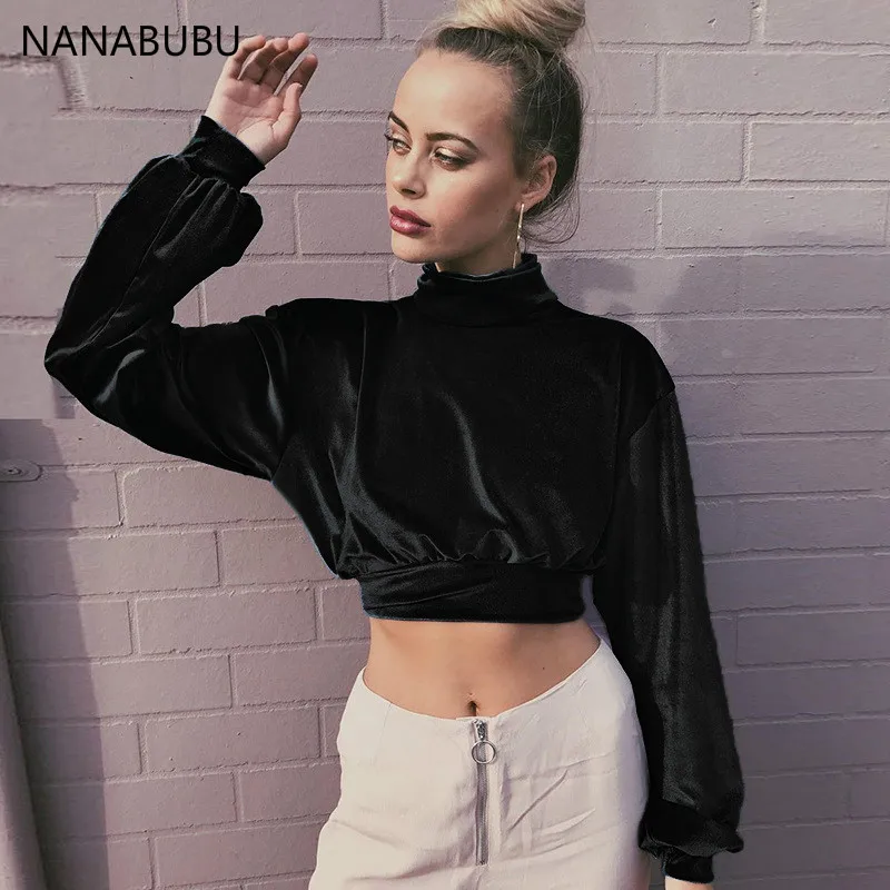 Aliexpress.com : Buy NANABUBU Women Short Hoodies Jumper