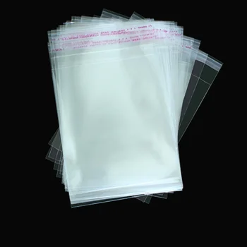 

1000 X (12x15+3cm )Thick Clear Adhesive Seal Bags For Postcard Wholesale