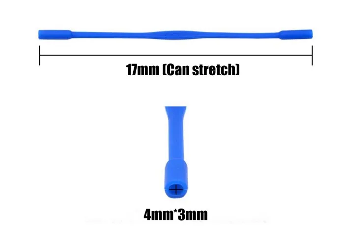 Супер мягкий Противоскользящий рукав, противоскользящая веревка, силикагель, аксессуары для очков, подходит для металлической оправы, оправы для очков, ушной крючок