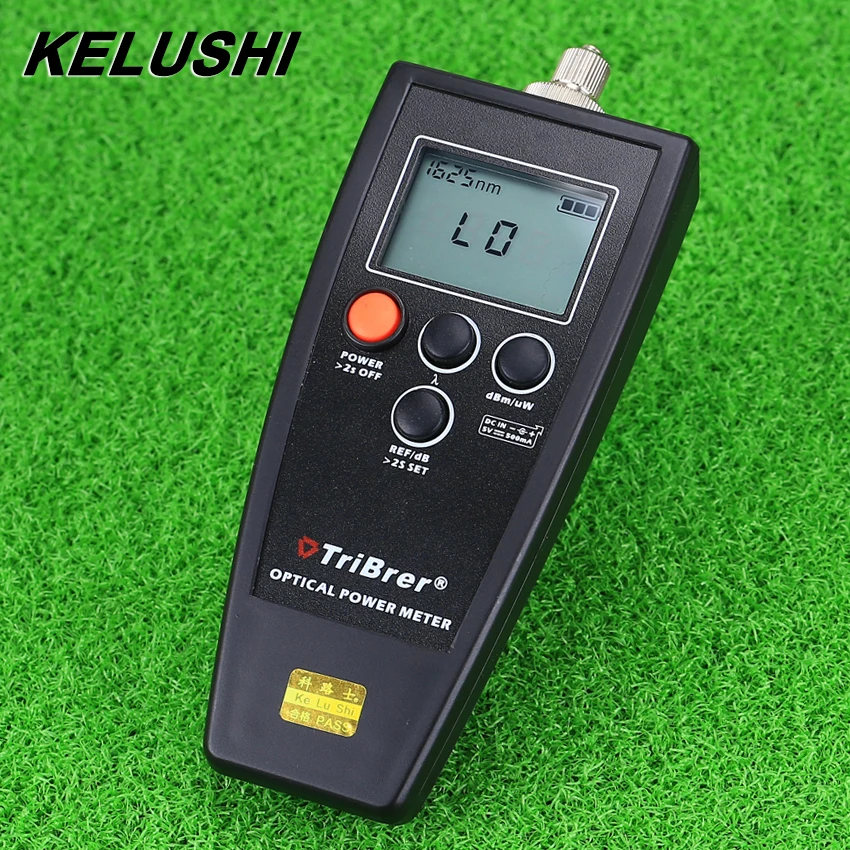 KELUSHI Black Handheld Optical Power Meter APM830 50+26dB 6 Wavelength