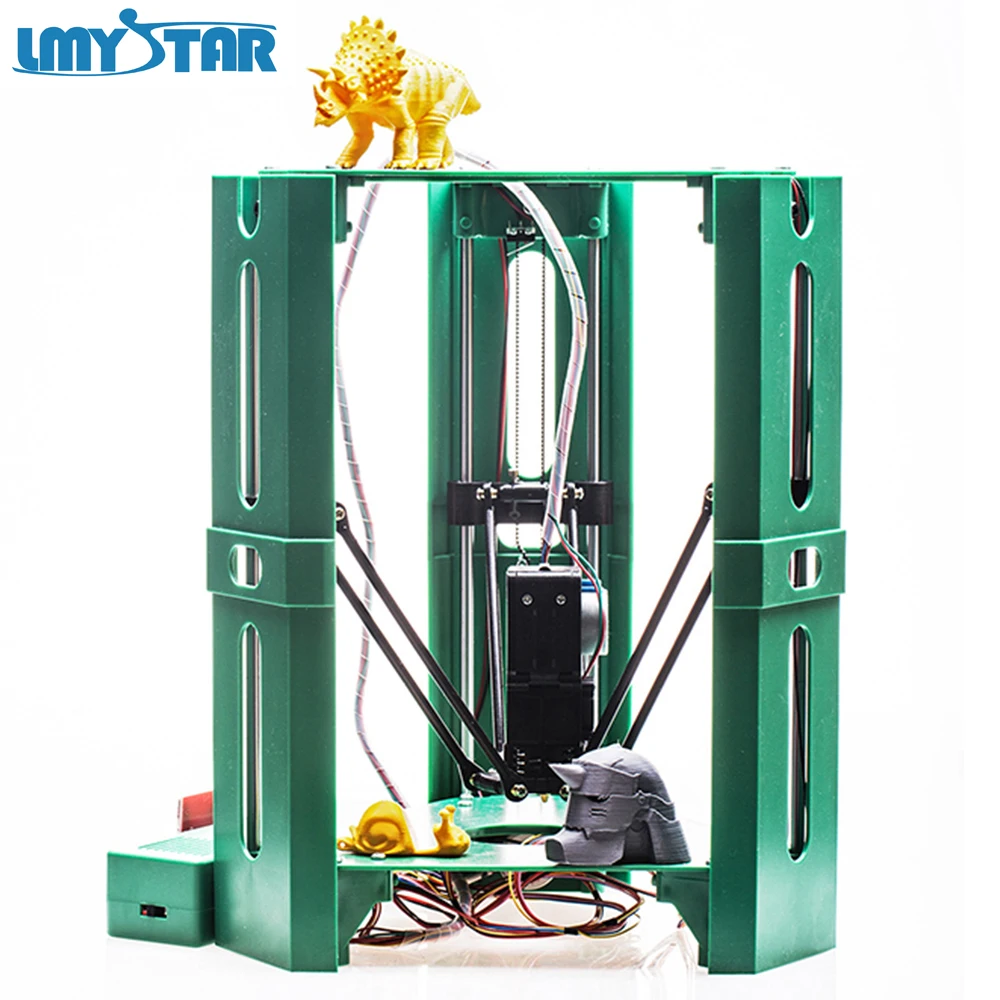

LMYSTAR More Popular MINI DIY Desktop 3D Printer Kit Desk User Guide 3D Printing Kossel Delta 8GB SD Card & Filament For Free