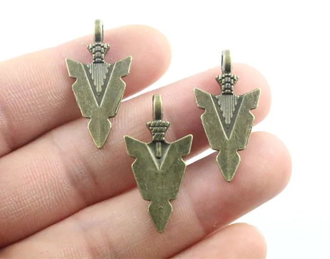 

8pcs Charms indian arrowhead dagger 28x15mm Antique Making pendant fit,Vintage Tibetan Silver Bronze,DIY bracelet necklace