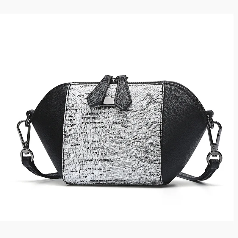 

Small Shell Elegant Vintage Women Messenger Shoulder Tote Bag Ladies Genuine Leather Bags for Female 2019 Handbags & Crossbody