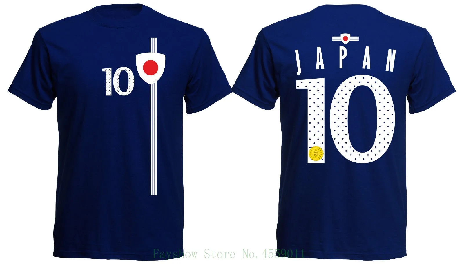 Japan T Shirt Navy St 1 Wm 2018 Jersey Trikot Nummer 10 Cotton T shirt ...