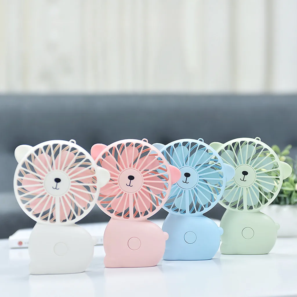 Fan Air Rechargeable Mini Portable Hand Battery Operated USB Power Handheld Cooler with Strap Laptop for home | Дом и сад