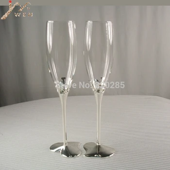 

2PCS wedding glass champagne flute goblet lovers cup red wine glasses with "L-O-V-E" letters party event wine cup