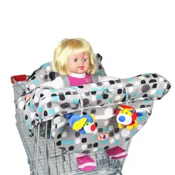 Красочные Анти Грязный безопасности мест в полоску нейлон открытый стул многофункциональный детские, для малышей продуктовая тележка