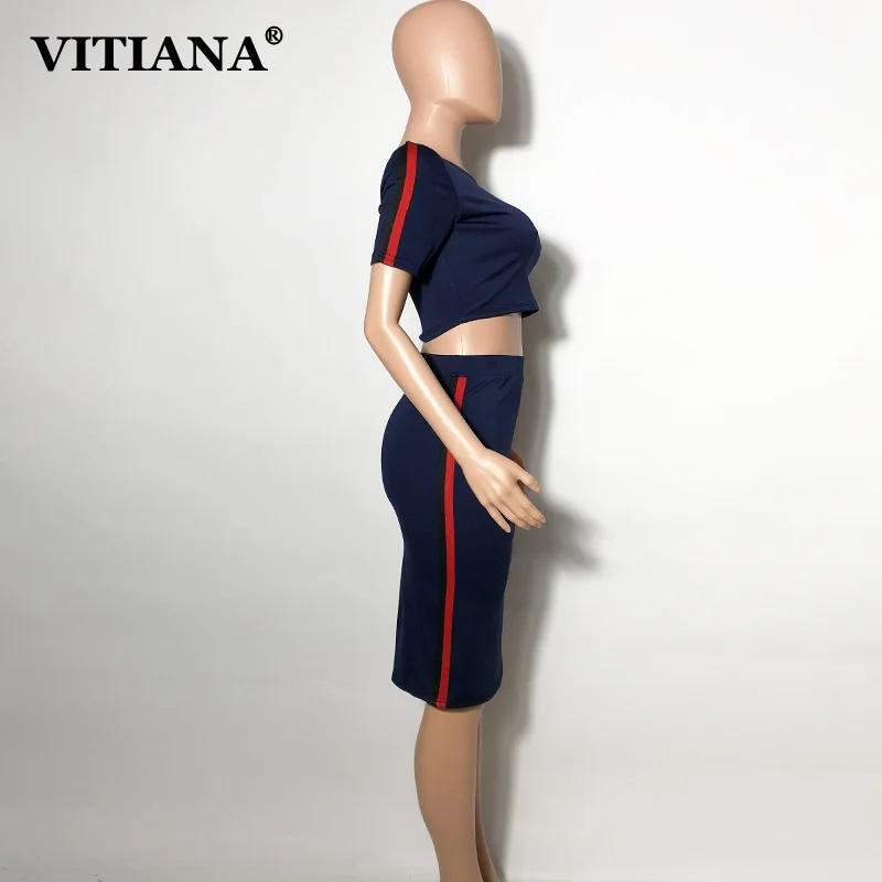 Женский костюм двойка VITIANA комплект из двух предметов короткая футболка в