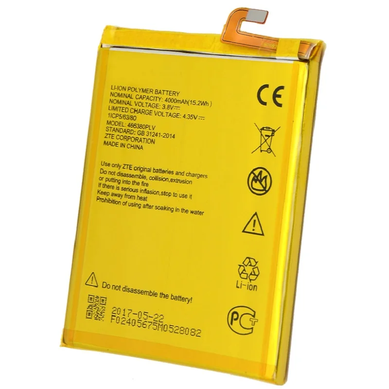 

4000mAh New high quality 466380PLV 466380PVL Battery For ZTE BLADE A610 A610C A610T BA610C BA610T phone battery