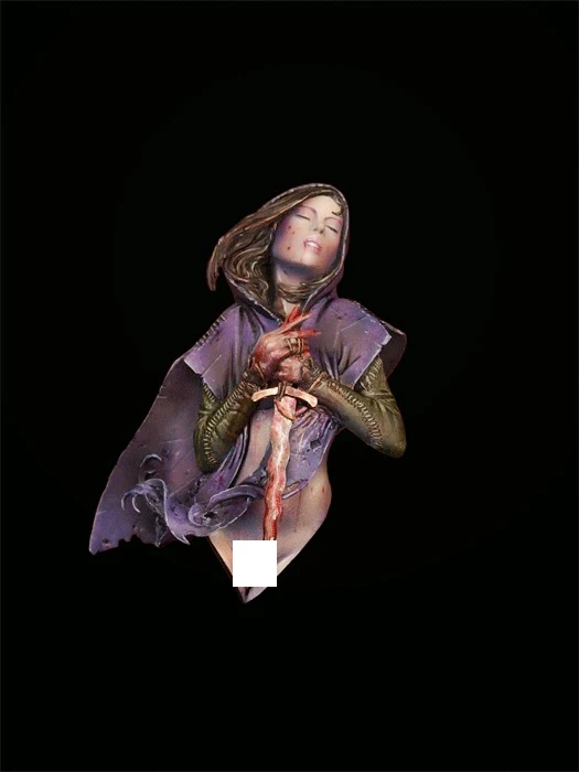 1/16 Theology origenes Resin kit Bust GK Fantasy Theme Uncoated No colour | Игрушки и хобби
