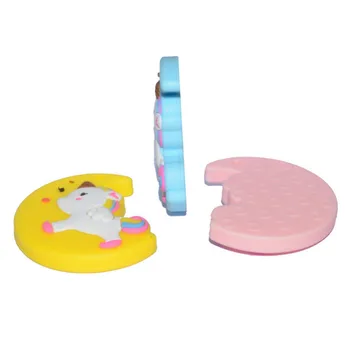 

Moon Unicorn Teether Baby Shower Soft Silicone Teethers Gift DIY Nursing Accessories Food Grade Silicone Baby Teething Toys