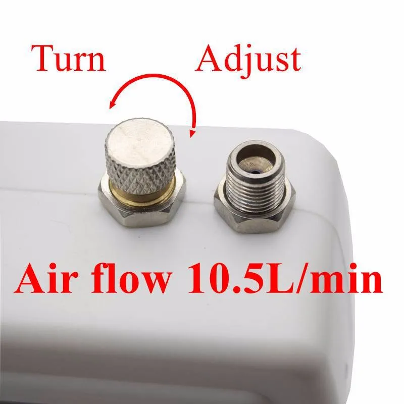 Escova de ar Arma para a Arte do Unha Mini Dupla Ação Airbrush Compressor Kit 12v Pintura Maquiagem Bolo Ofício Modelo Aerógrafo Ferramenta Mais Limpa 5 Mini dupla ação airbrush compressor kit 12v