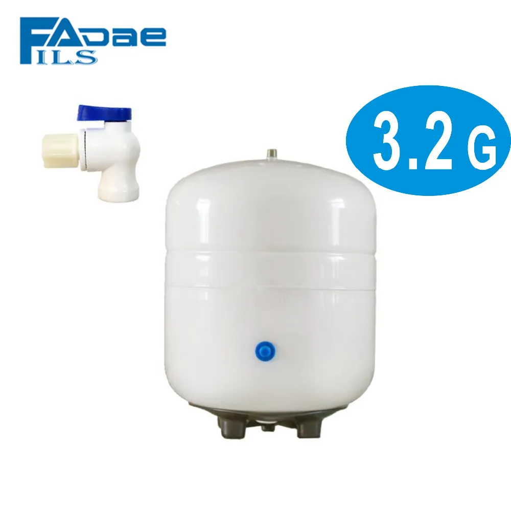 Металлический бак для хранения воды 3 2 Галл обратный осмос белый|ro storage tank|ro water