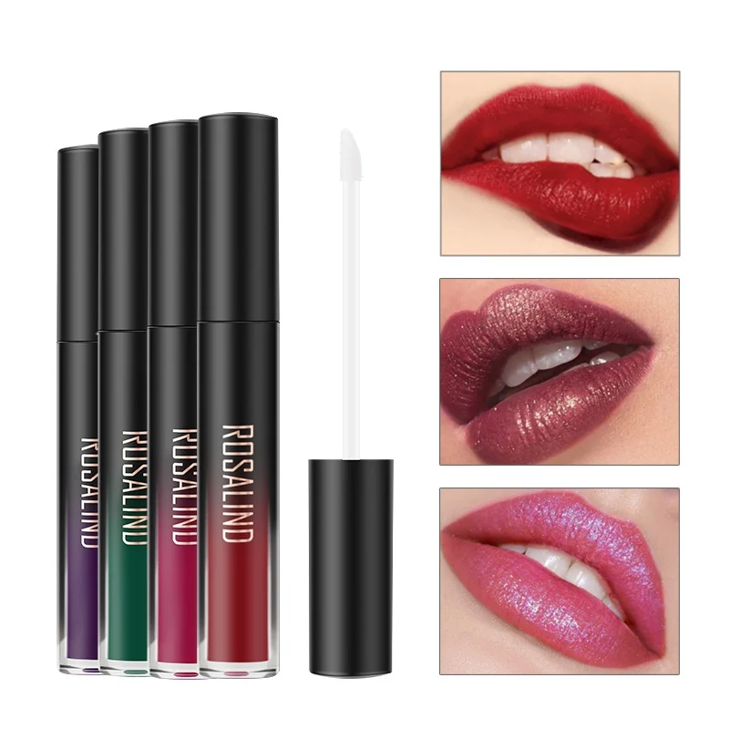 1PC  10 Colors Cosmetics Lipstick Set Glitter Liquid Waterproof Lipstick Long Lasting Makeup For Women Professional Lip Stick