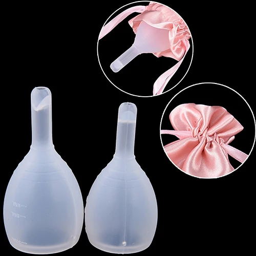 Feminine Hygiene Lady Cup Menstrual Cup Silicone Coppetta Mestruale Coupe Menstruelle Moon Period Cup Menstrual Cup Size S, L