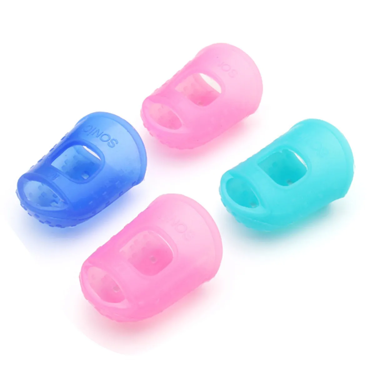 

4 In 1 Guitar Silicone Finger Picks Protector Plectrum Bands Guitar Accessories For Stringed Instruments Banjo Mandolin Ukulele