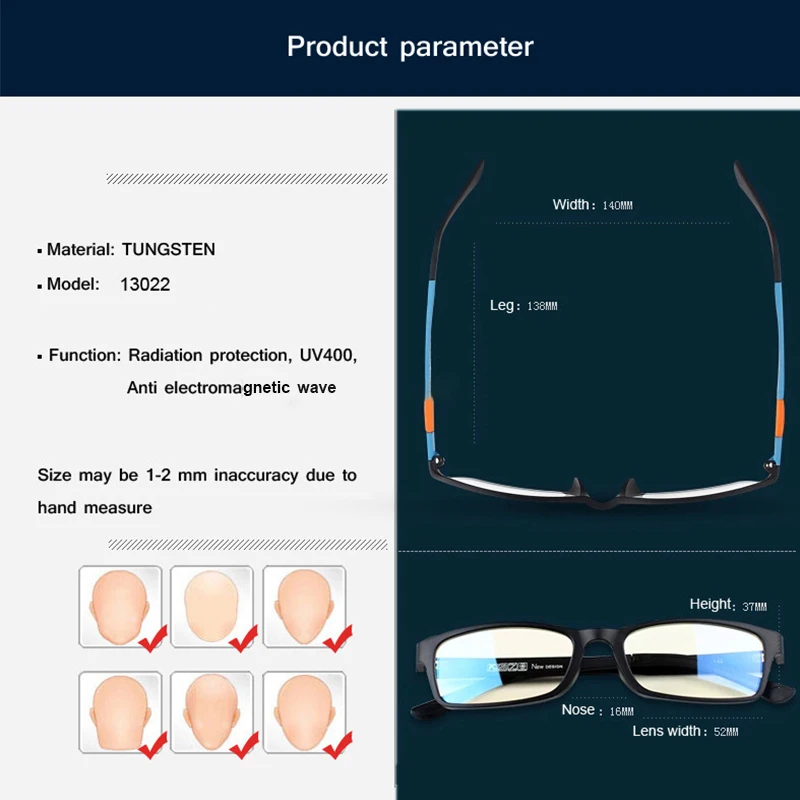 KATELUO ULTEM(PEI)-вольфрамовые компьютерные очки против воздействия радиации-устойчивы для очков оправа для очков Oculos de grau 13022