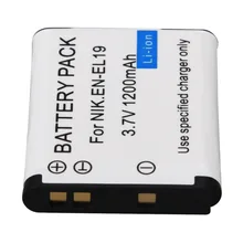 Новый 1 шт. 3.7 В 1200 мАч EN-EL19 Аккумулятор для Nikon Coolpix S2500 S100 S2600 S3100 S3200 S3300 S4100 S4200 S4300 S6600