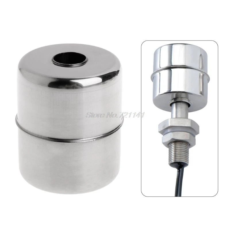 

Stainless Steel Ball Float Magnetic Floating Level Switch Small Accessories Water Flow Sensor 51*61*15mm