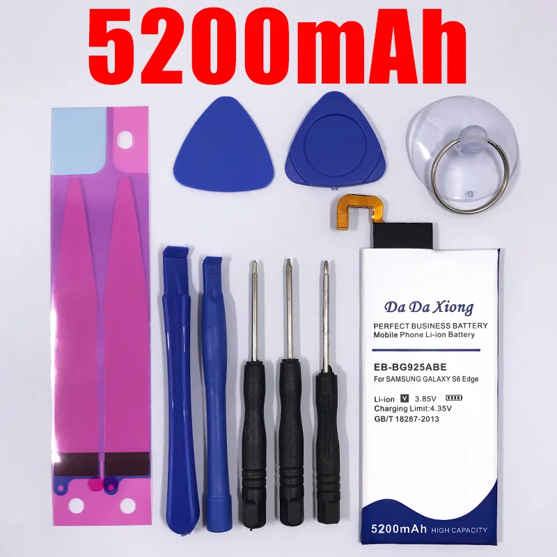 

5000mAh EB-BG925ABE Li-ion Phone Battery for Samsung GALAXY S6 Edge G9250 G925F G925FQ G925S