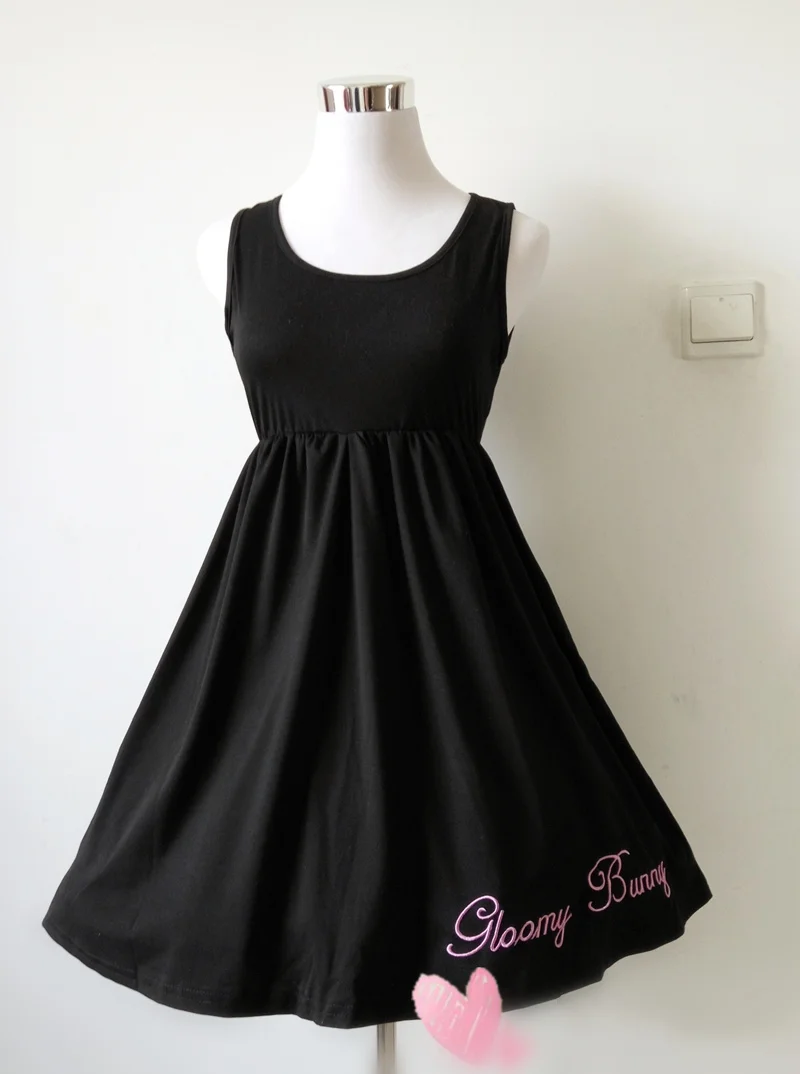 2 шт. короткое платье с длинным рукавом и принтом кролика|cotton dress|lolita dressdresses short |