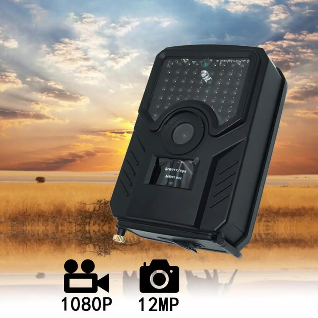 

Outdoor Hunting Camera Portable Infrared Night Vision -10~ + 70C/ -14~ + 158F IP56 Kit Surveillance Camera 160g