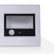 Светодиодный светильник для лестницы, датчик света+ детектор движения PIR, светодиодный инфракрасный индукционный светильник для человеческого тела, встраиваемые лестницы, настенные светильники