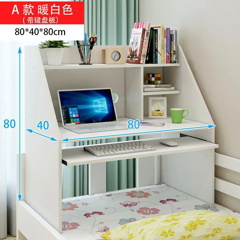 Bed, Desk, Notebook, Computer Desk, College Dormitory With A Simple Desk For The Lazy Bedroom - Цвет: Same as picture 3