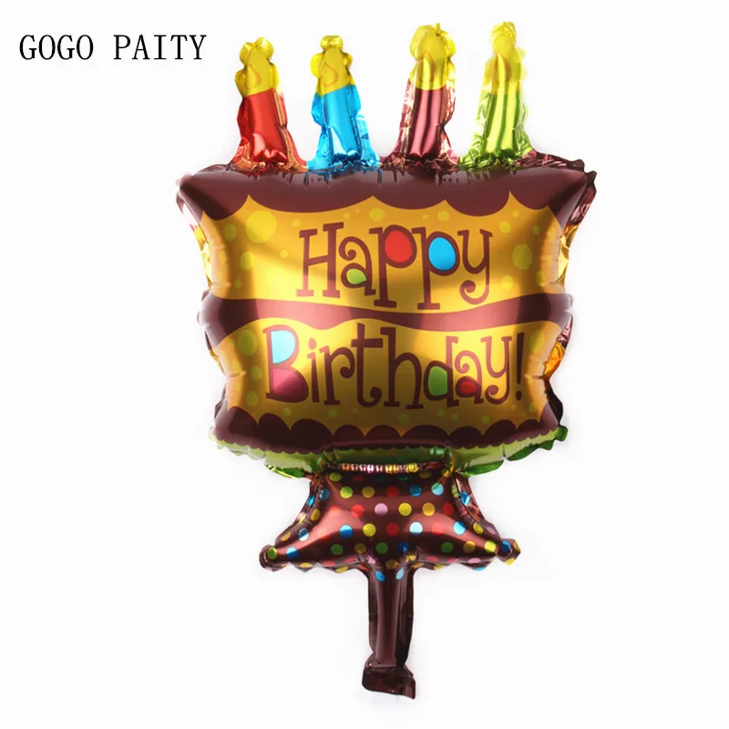 

GOGO PAITY Mini Birthday Cake Bottle Aluminum Balloon Ball Baby Birthday Festivals Festivals Venue Decorative Balloons