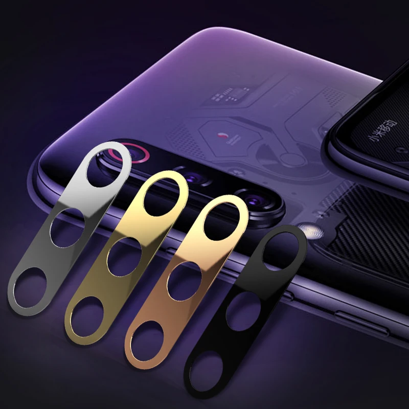 

EXUNTON For Xiaomi Mi 9 9 Se Back Camera Metal Aluminum Full Coverage Ring Case Ultra-thin Protector Lens Circle Ring Guard