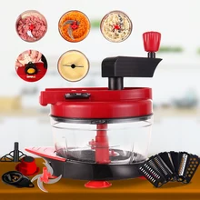 1500 мл кухонная ручная мясорубка устройство резки овощей и фруктов измельчитель салат производитель кухонных принадлежностей картофель резак для моркови измельчитель кожуры