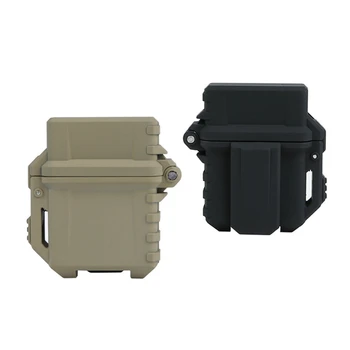 

Tactical Lighter Cigarette Storage Case Universal Portable Box Container Organizer Holder For Inner Smoking BBQ Accessories