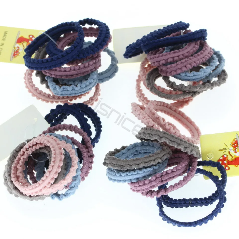 

isnice 50pcs Hair Accessories for girls Scrunchies Elastic Hair Bands Headdress Gum for hair ties headbands for hair woman