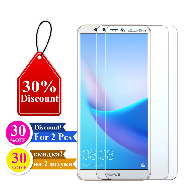Защитное стекло для huawei y 9 2018 защитное huavei huawey y9 y3 y5 prime tremp закаленное 3 5 y5prime 3y