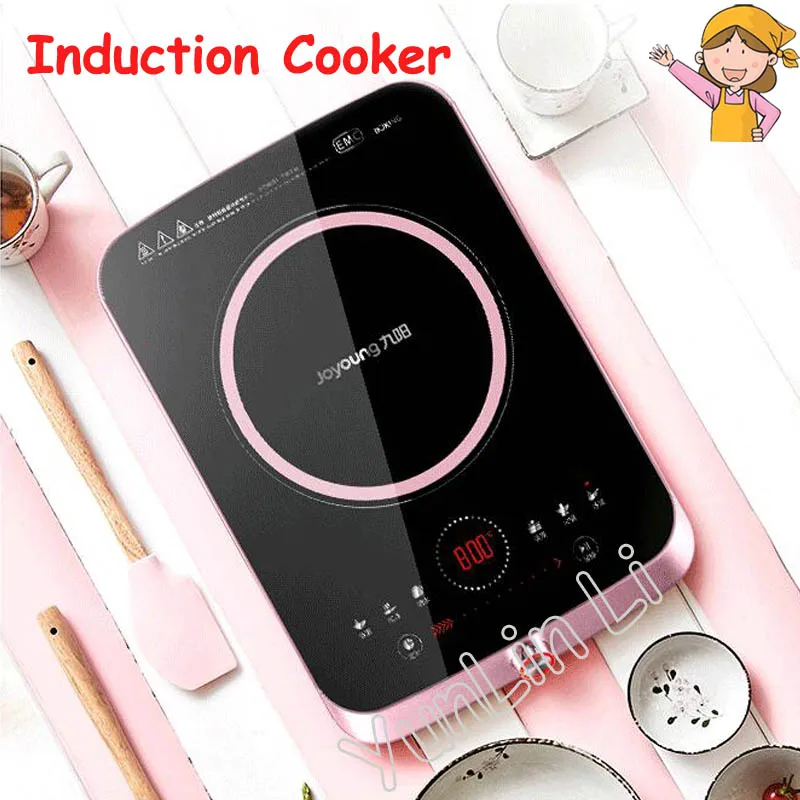 220V Induction Cooker Household Intelligent High Power Kitchen Tool Ultra Thin Stir-Fired Cooking Machine Cooktop C22-LX83