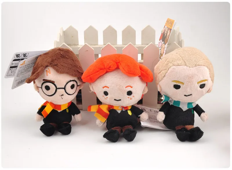 Harry Potter Plush Toys Dolls Malfoy Hermione Dobby Peluche Dolls Brinquedos Pendants Kids Friends Movie Gift 15cm 3pcslot (7)